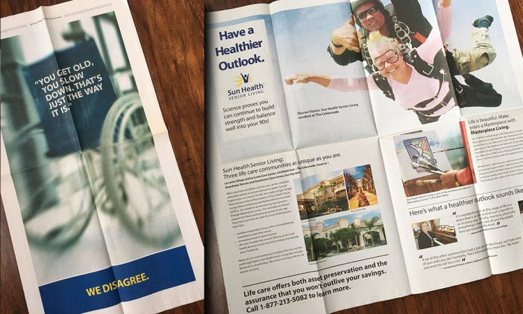 Sun Health newspaper insert